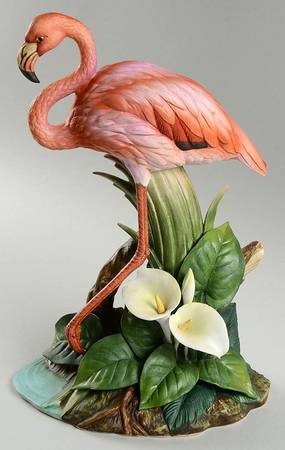 Sadek Bird Figurines Flamingo - With Box