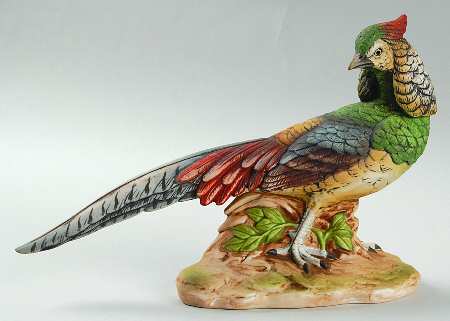 Sadek Bird Figurines Lady Amherst Pheasant - Boxed