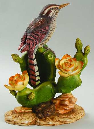 Sadek Bird Figurines Cactus Wren - Boxed