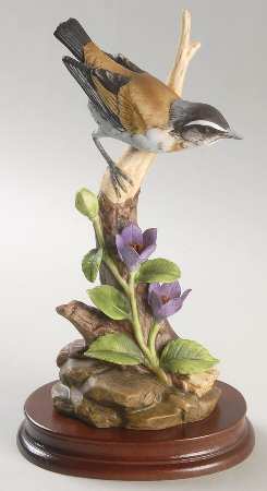 Sadek Bird Figurines Tennesse Warbler - With Box Bx245