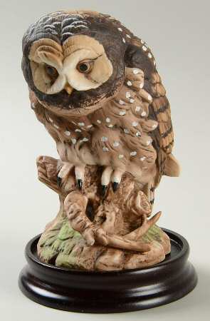 Sadek Bird Figurines Western Spotted Owl - No Box