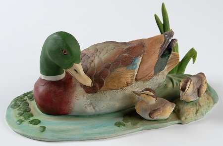 Sadek Bird Figurines Mallard Family - Boxed