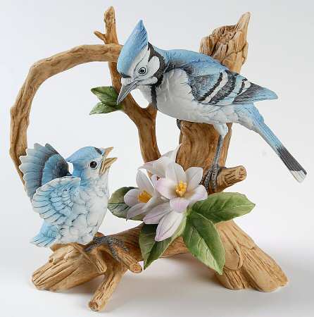 Sadek Bird Figurines Blue Jay - Boxed