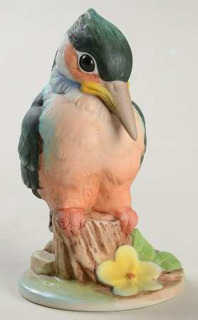 Sadek Bird Figurines Baby Kingfisher - No Box