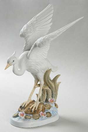 Sadek Bird Figurines Heron - Boxed