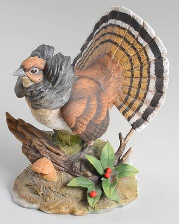 Sadek Bird Figurines Ruffled Grouse - No Box