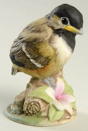 Sadek Bird Figurines Baby Chickadee - No Box