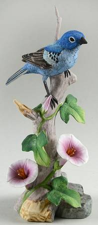 Sadek Bird Figurines Indigo Bunting - No Box