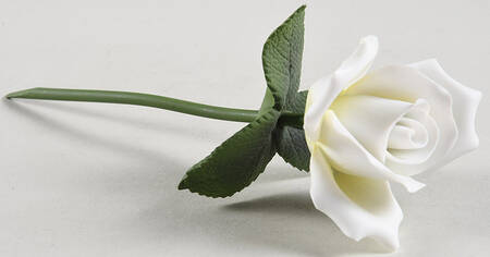 Sadek Flower Figurines White Rose - No Box