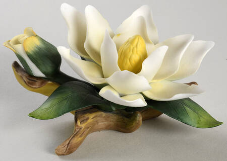 Sadek Flower Figurines Petite White Magnolia - Boxed