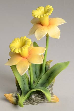 Sadek Flower Figurines Daffodils - With Box