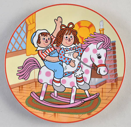 Raggedy Ann Annual Plate Rocking Rodeo - Boxed
