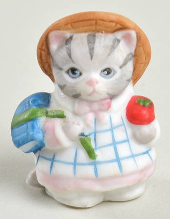 Kitty Cucumber An Apple For Teacher Thimble - No Box