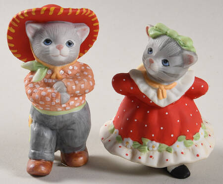 Kitty Cucumber Albert & Kitty Do-Si-Do-Set Of 2 - Boxed