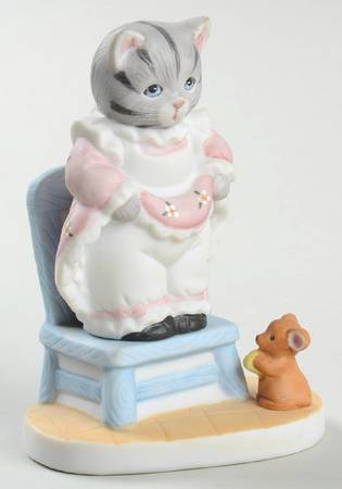 Kitty Cucumber Kitty On Chair And Mouse - Boxed