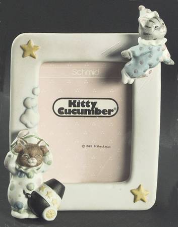 Kitty Cucumber Cannon Picture Frame - Boxed