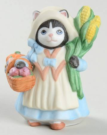 Kitty Cucumber Harvest Time-Ellie As Pilgrim  - Boxed