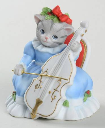 Kitty Cucumber Joyful Harmonies-Kitty Playing Cello - Boxed
