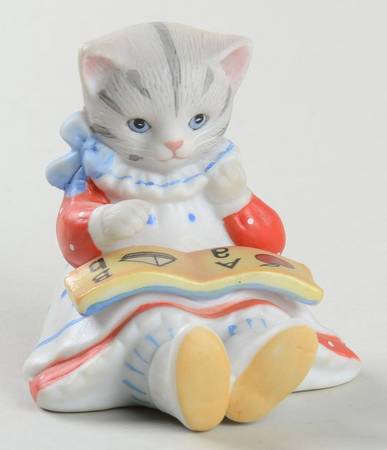 Kitty Cucumber Just The Beginning-Kitty With Book - Boxed