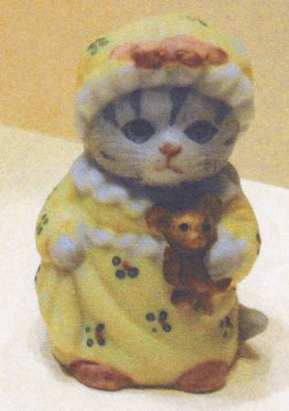 Kitty Cucumber And So To Bed Thimble - Boxed