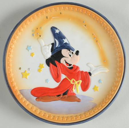 Disney Special Edition Fantasia Relief Plate - No Box
