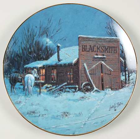 Red Oak Sampler Country Blacksmith - Boxed