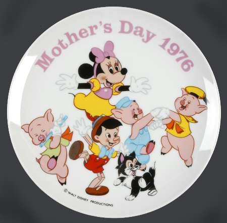 Disney Mothers Day Plate Minnie Mouse And Friends - Boxed