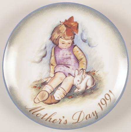 Hummel Mothers Day Plate Soft And Gentle - Boxed