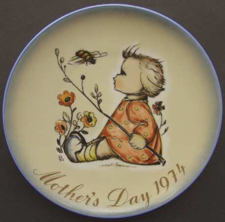 Hummel Mothers Day Plate The Bumblebee - No Box