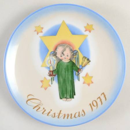 Hummel Christmas Plate Herald Angel - Boxed