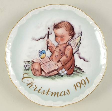 Hummel Christmas Plate Message From Above - Boxed