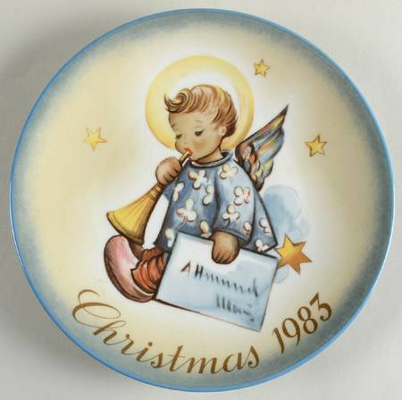 Hummel Christmas Plate Angelic Messenger - No Box