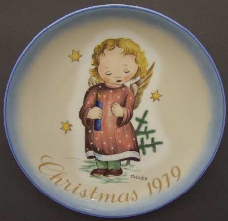 Hummel Christmas Plate Starlight Angel - Boxed