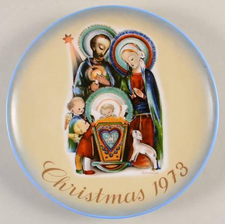 Hummel Christmas Plate Nativity - Boxed