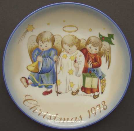 Hummel Christmas Plate Heavenly Trio - Boxed