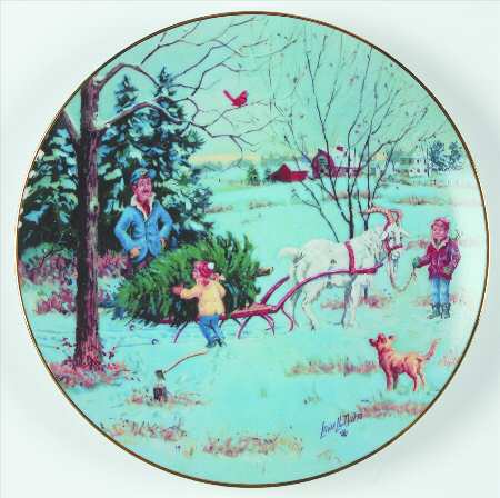 Lowell Davis Country Christmas Cutting Family Christmas Tree - No Box