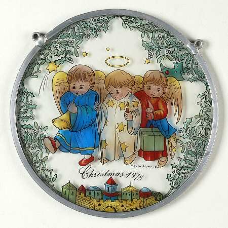 Berta Hummel Stained Glass Heavenly Trio - Boxed