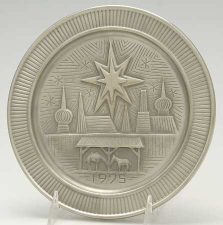 Christmas Plate Star Over Bethlehem - Boxed
