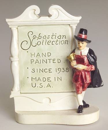 Sebastian Miniature Sebastian Dealer Plaque-Usa - Boxed