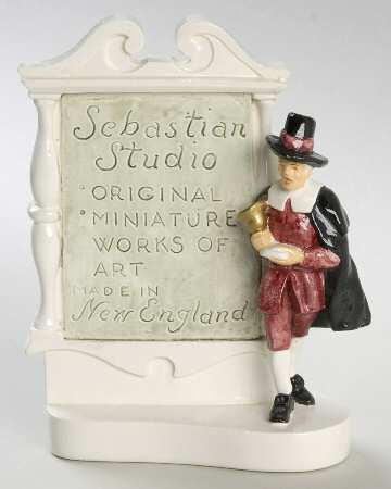 Sebastian Miniature Sebastian Dealer Plaque-New England - Boxed