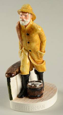 Sebastian Miniature Fisherman - With Box