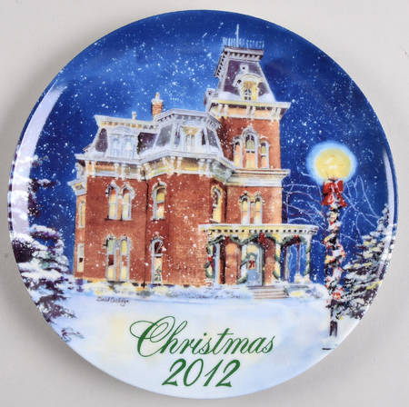Smuckers Christmas Plates 2012-Christmas Plate-Hower House - No Box