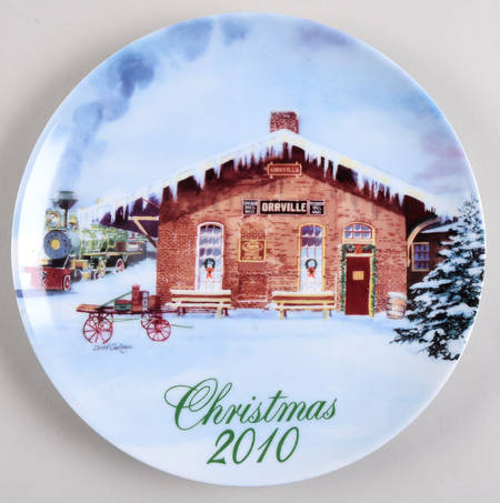 Smuckers Christmas Plates 2010-Christmas Plate-Union Depot - No Box