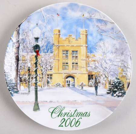Smuckers Christmas Plates 2006-Christmas Plate-Kauke Hall - No Box