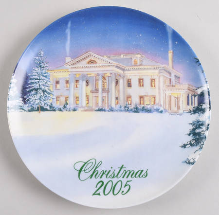 Smuckers Christmas Plates 2005-Christmas Plate-Hawthorn Hill - No Box