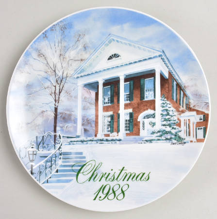 Smuckers Christmas Plates 1988-Christmas Plate - No Box