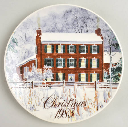 Smuckers Christmas Plates 1983-Christmas Plate - No Box