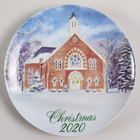 Smuckers Christmas Plates 2020-Christmas Plate - No Box