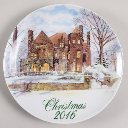 Smuckers Christmas Plates 2016-Christmas Plate-Five Oaks-Massillio - No Box