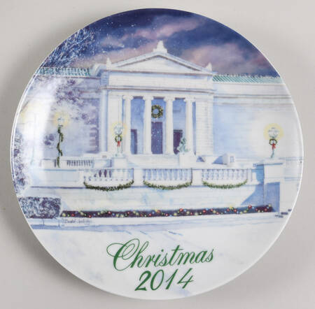 Smuckers Christmas Plates 2014-Christmas Plate - No Box